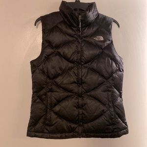 Black North Face Puffy Vest